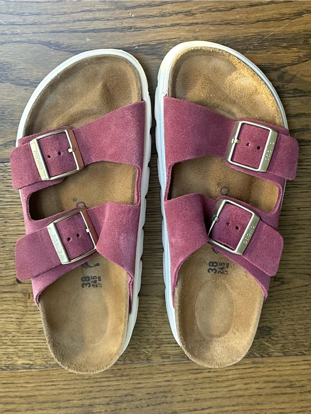 Birkenstock Arizona Chunky Women’s Sandals Purple Pink 38 Papillio